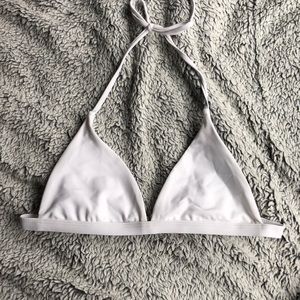 White triangle tie top from Cupshe